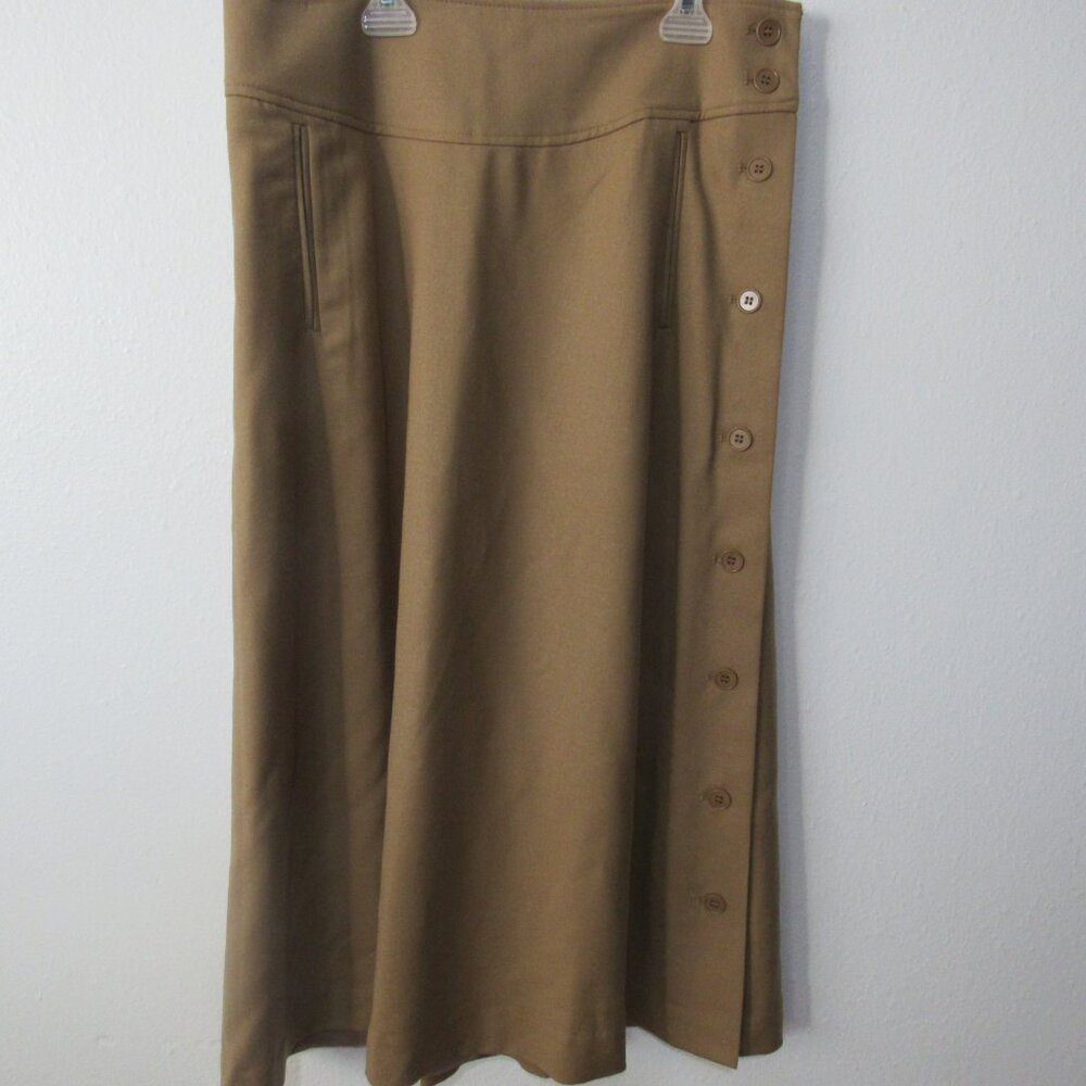 Talbots SZ 6 Camel Midi Skirt - Picture 3 of 8